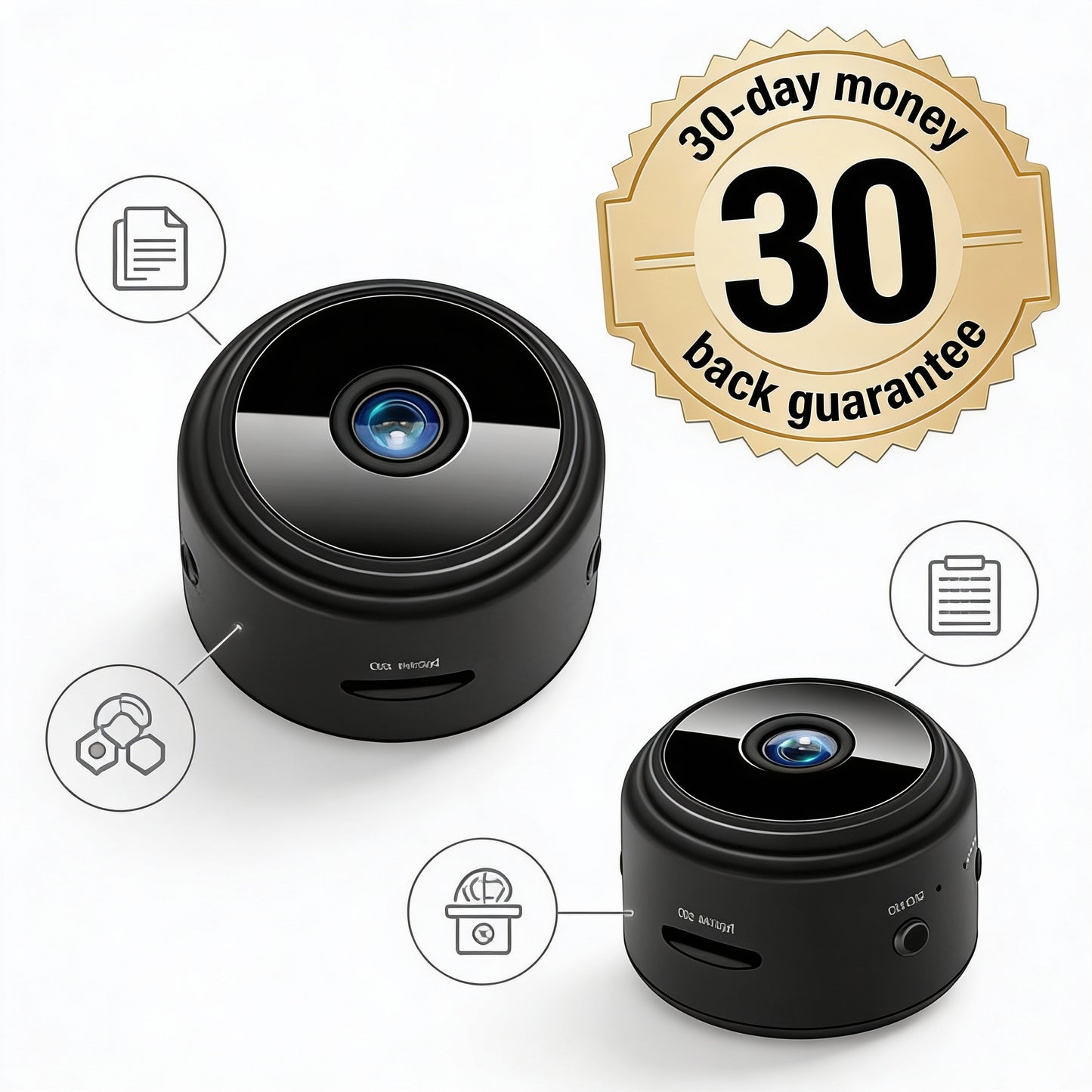 AMINY - MINI WIRELESS WIFI SPY CAMERA