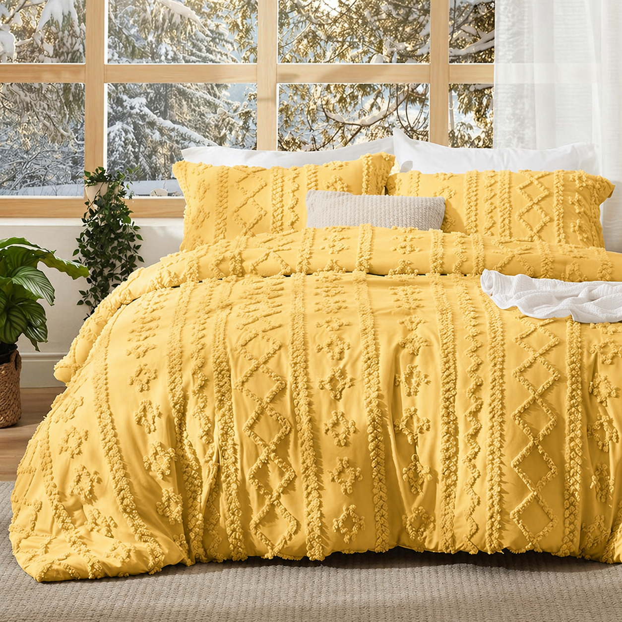 Boho Deluxe Tufted Decorative Quilt cover set (VIRAL ON TIKTOK)