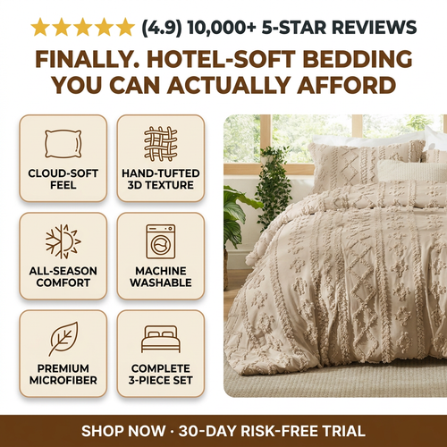 Boho Deluxe Tufted Decorative Quilt cover set