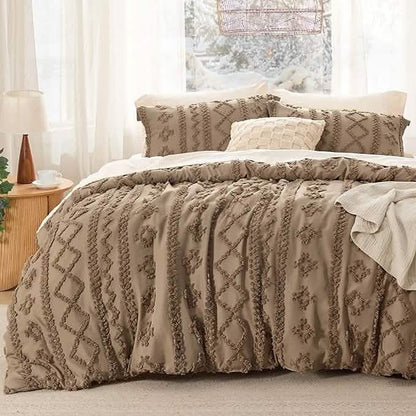 Boho Deluxe Tufted Decorative Quilt cover set
