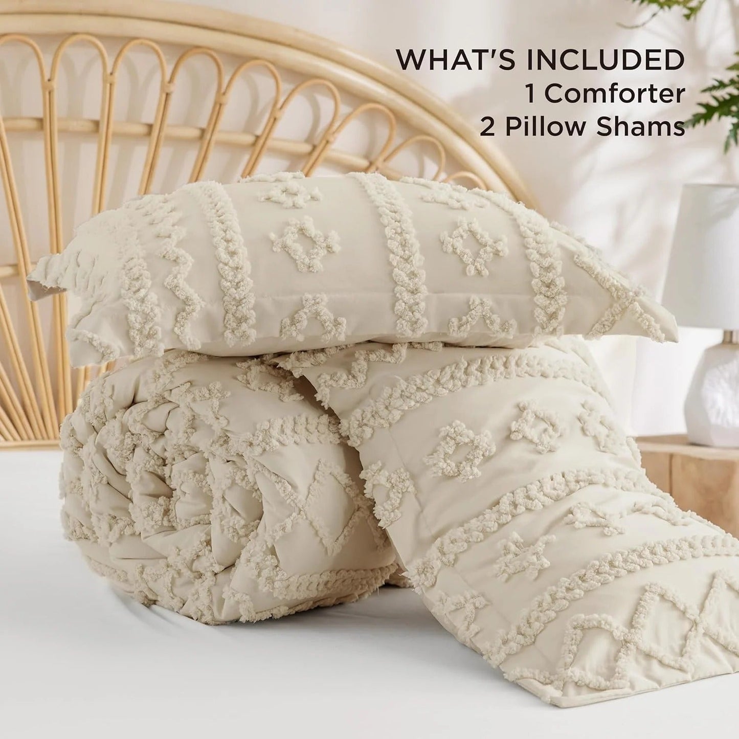 Boho Deluxe Tufted Decorative Quilt cover set (VIRAL ON TIKTOK)