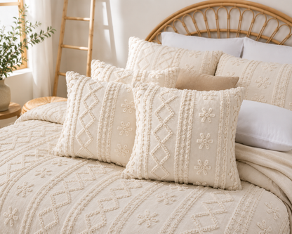 Boho Deluxe Tufted Accent Pillow